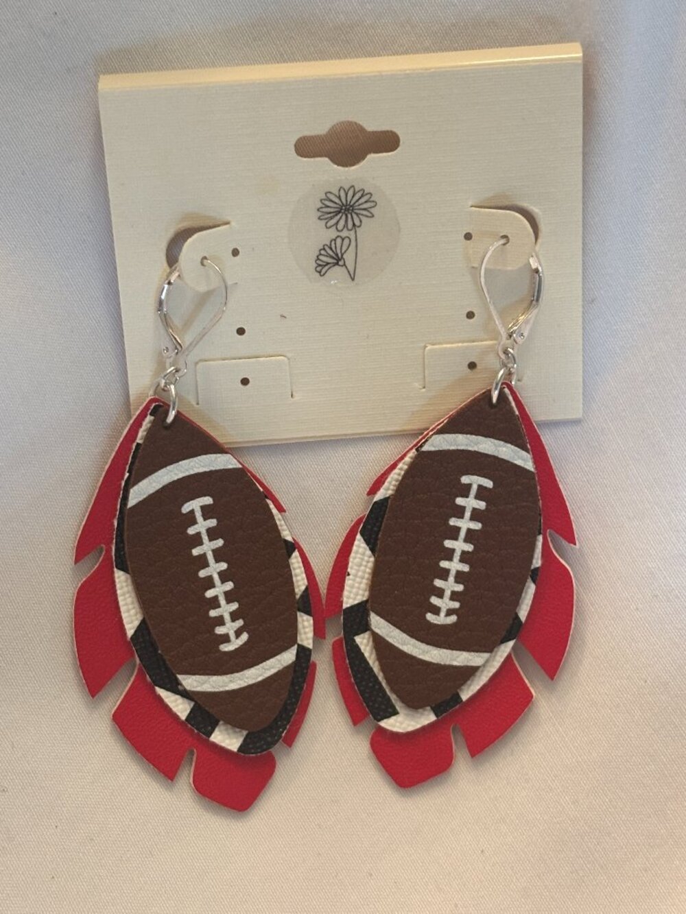 Football Earrings, Georgia Football Earrings NWT